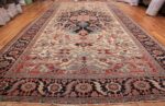 Oversize Antique Persian Heriz Serapi Persian Rug 44085 Whole Design Nazmiyal