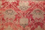 antique velvet italian textile 41961 flowers Nazmiyal