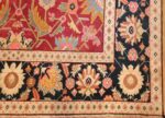 antique indian cotton agra rug 44380 corner Nazmiyal