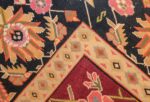 antique indian cotton agra rug 44380 weave Nazmiyal