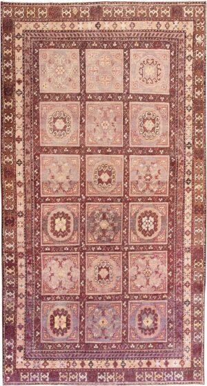 Oriental Garden Design Antique Khotan Rug #44543 by Nazmiyal Antique Rugs