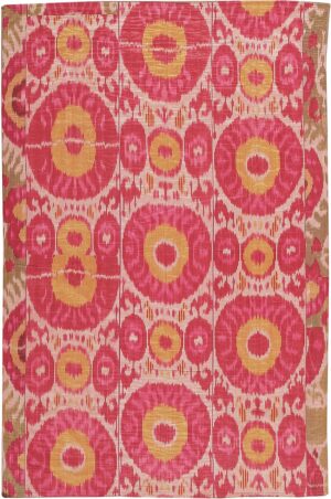 Funky Antique Ikat Uzbek Textile #44613 by Nazmiyal Antique Rugs