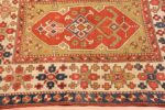 Border Small scatter size Tribal Antique Turkish Bergama rug 44443 by Nazmiyal
