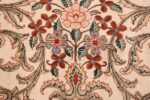 Detail Vintage floral Persian Tabriz runner rug 44738 by Nazmiyal