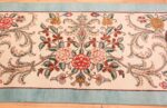 Field Vintage floral Persian Tabriz runner rug 44738 by Nazmiyal