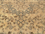 Light Neutral Color Fine Weave Oversized Antique Floral Persian Kerman 19th Century Rug Close-ups Light Neutral Color Fine Weave Oversized Antique Floral Persian Kerman 19th Century Rug Close-ups 43946 by Nazmiyal Antique Rugs