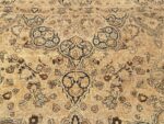 Light Neutral Color Fine Weave Oversized Antique Floral Persian Kerman 19th Century Rug Light Neutral Color Fine Weave Oversized Antique Floral Persian Kerman 19th Century Rug 43946 by Nazmiyal Antique Rugs