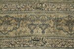 antique kerman persian rug 44140 signature Nazmiyal