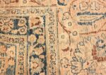Weave detail Antique Khorassan Persian Tree of Life rug 41935 by Nazmiyal