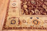 Corner Large Antique Oversized Indian Agra rug 44601 by Nazmiyal