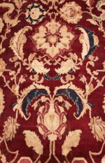 Detail Large Antique Oversized Indian Agra rug 44601 by Nazmiyal