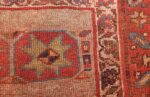 small scatter size tribal antique persian kurdish rug 44932 design Nazmiyal