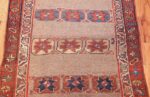 small scatter size tribal antique persian kurdish rug 44932 field Nazmiyal