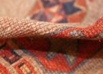 small scatter size tribal antique persian kurdish rug 44932 pile Nazmiyal