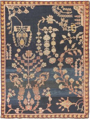 SAntique Sultanabad Persian Sampler Rug 42875 Nazmiyal Antique Rugs