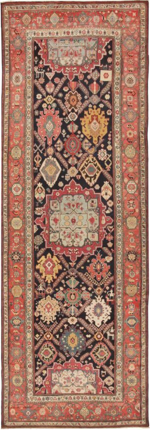 Antique Karabagh Rug 44529 Nazmiyal Antique Rugs