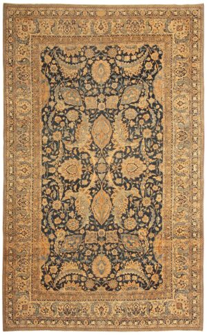 Antique Kerman Persian Rug #43467 by Nazmiyal Antique Rugs