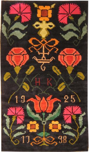 Antique Scandinavian Rug 42004 Detail/Large View