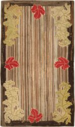 Antique Hooked American Rug #2696 by Nazmiyal Antique Rugs