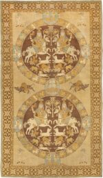 Antique Pictorial Turkish Tuduc Rug #45077 by Nazmiyal Antique Rugs