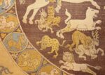 antique turkish tuduc rug 45077 tiger Nazmiyal