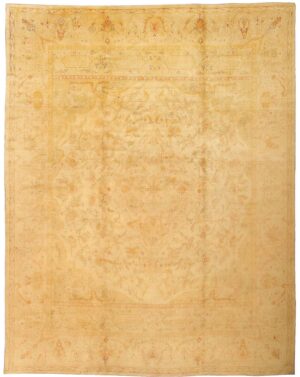 Antique Oushak  Turkish Rug 3046 Detail/Large View