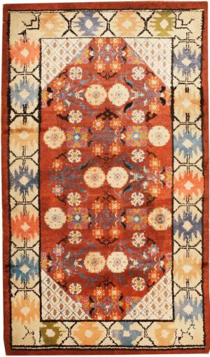 Antique Silk Khotan Oriental Rugs 43307 Detail/Large View
