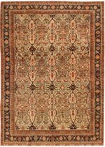 Antique Sarouk Farahan Persian Rug 43855 Nazmiyal