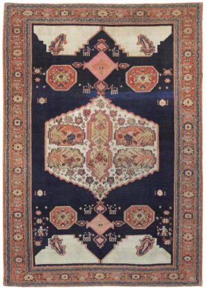 Antique Senneh Persian Rugs 41970 Detail/Large View