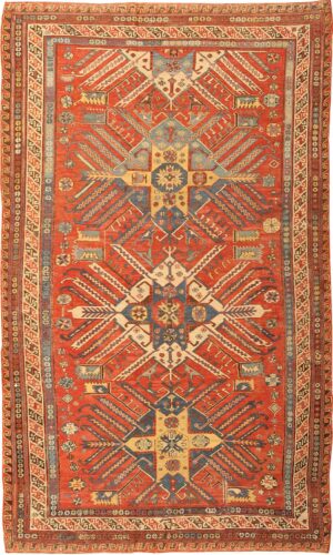 Antique Sumak Persian Carpet 42575 Detail/Large View