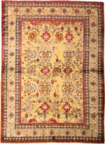 Antique Silk Turkish Rug 1963 Nazmiyal