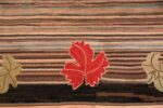 Border Antique hooked American rug 2696 by Nazmiyal