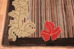Corner Antique hooked American rug 2696 by Nazmiyal