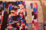 mid century vintage folk art moroccan rug 45013 corner Nazmiyal