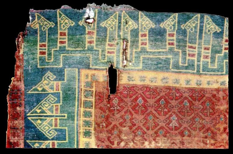 Seljuk Rug Fragment 13th Century Nazmiyal