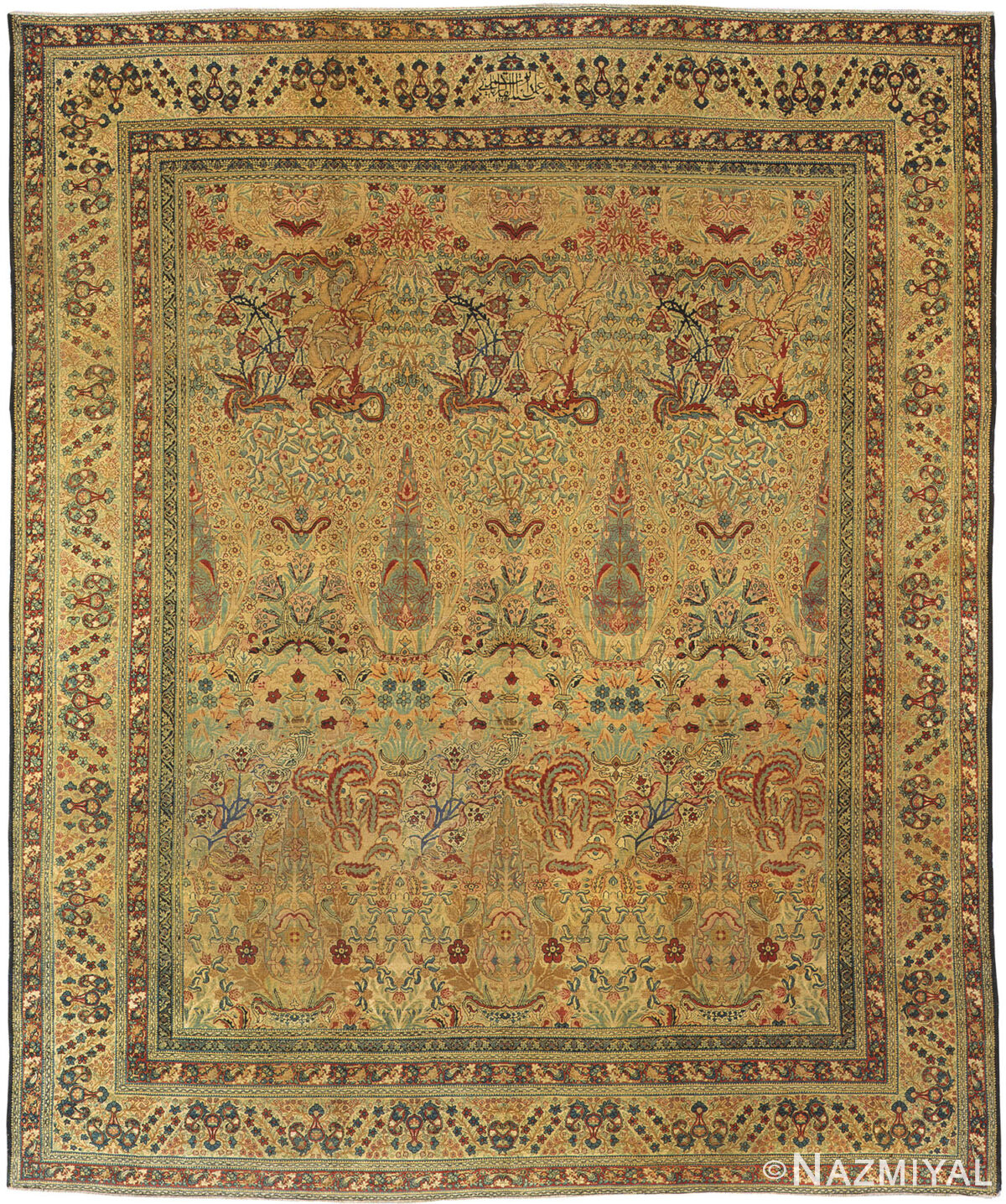 Antique Kerman Persian Rug 3416 Nazmiyal