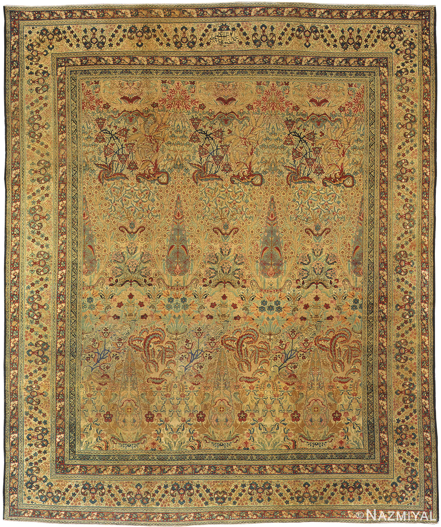 Antique Kerman Persian Rug 3416 Nazmiyal