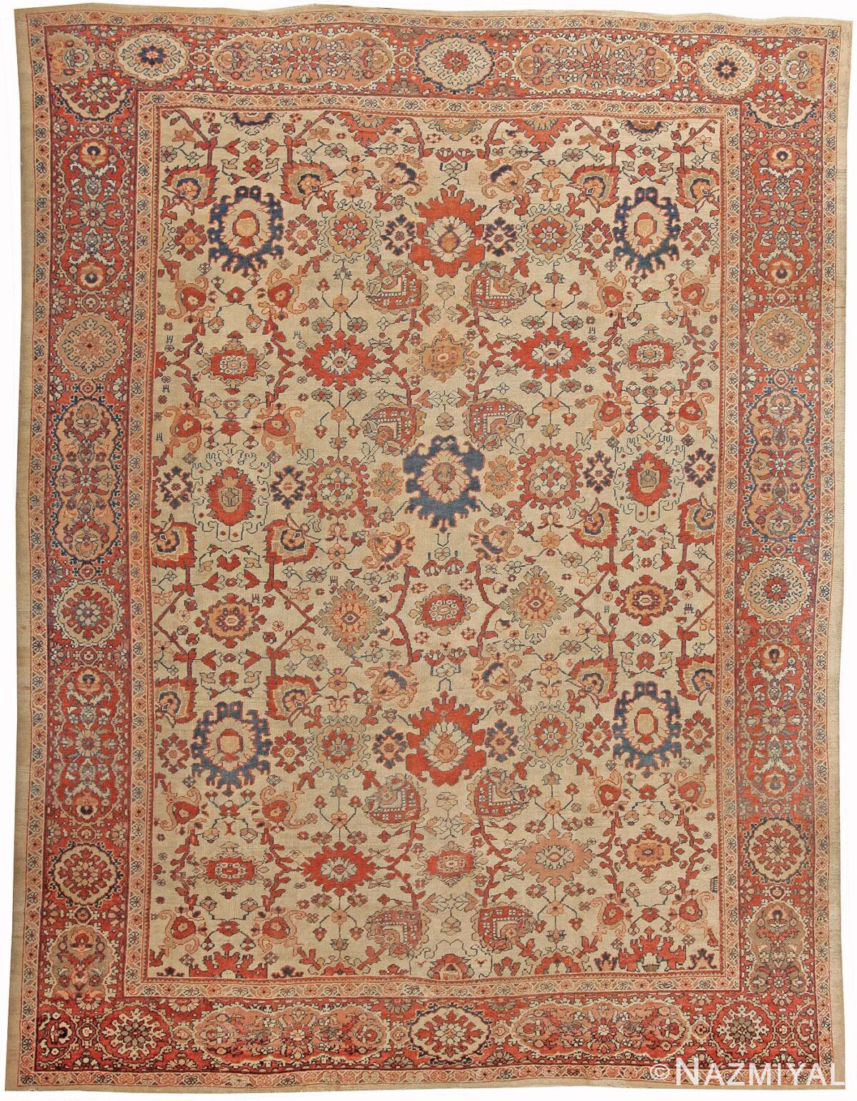 Antique Sultanabad Persian Rugs 40570 Detail/Large View