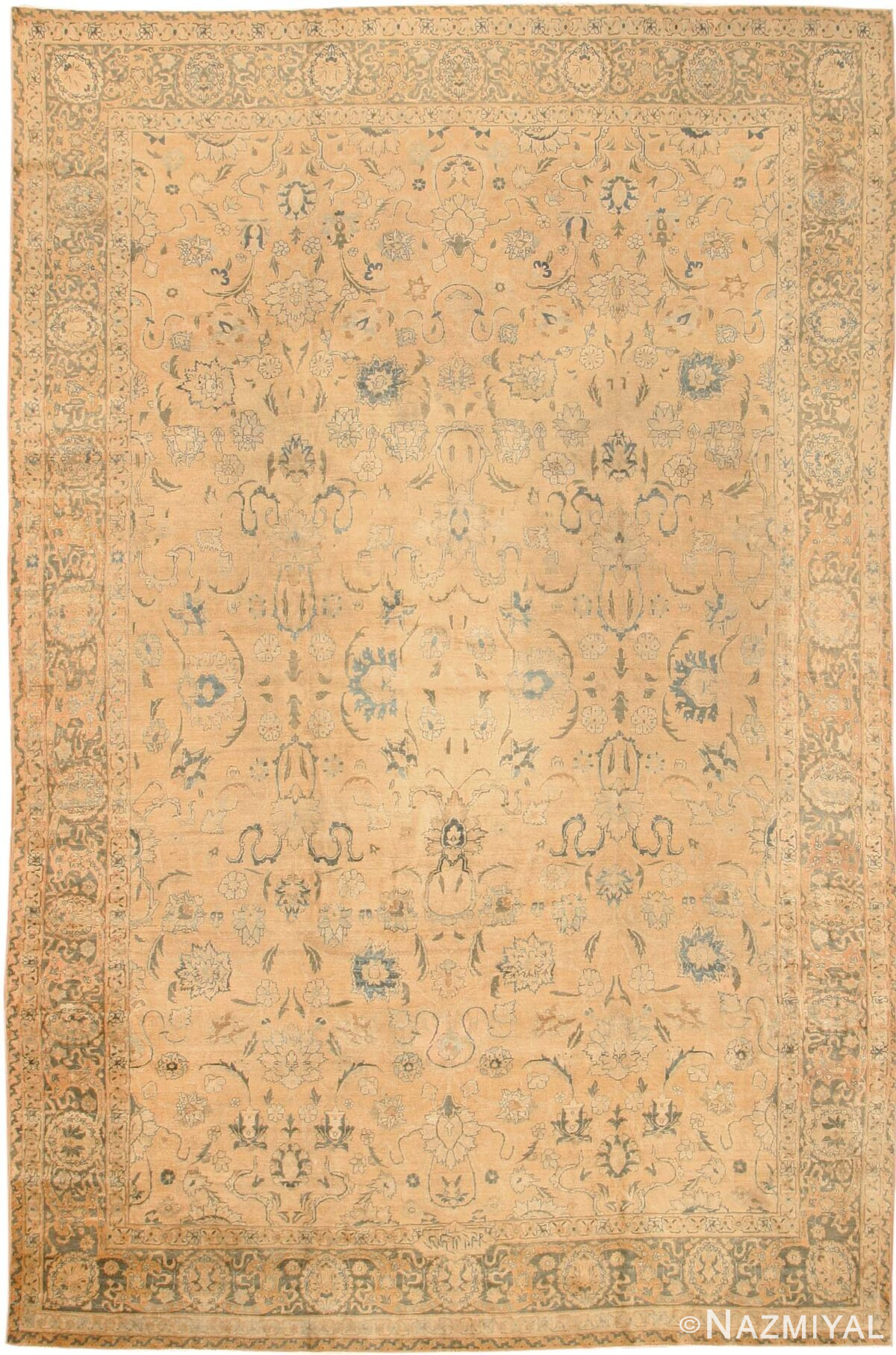Antique Tabriz Persian Carpet #42035 Detail/Large View