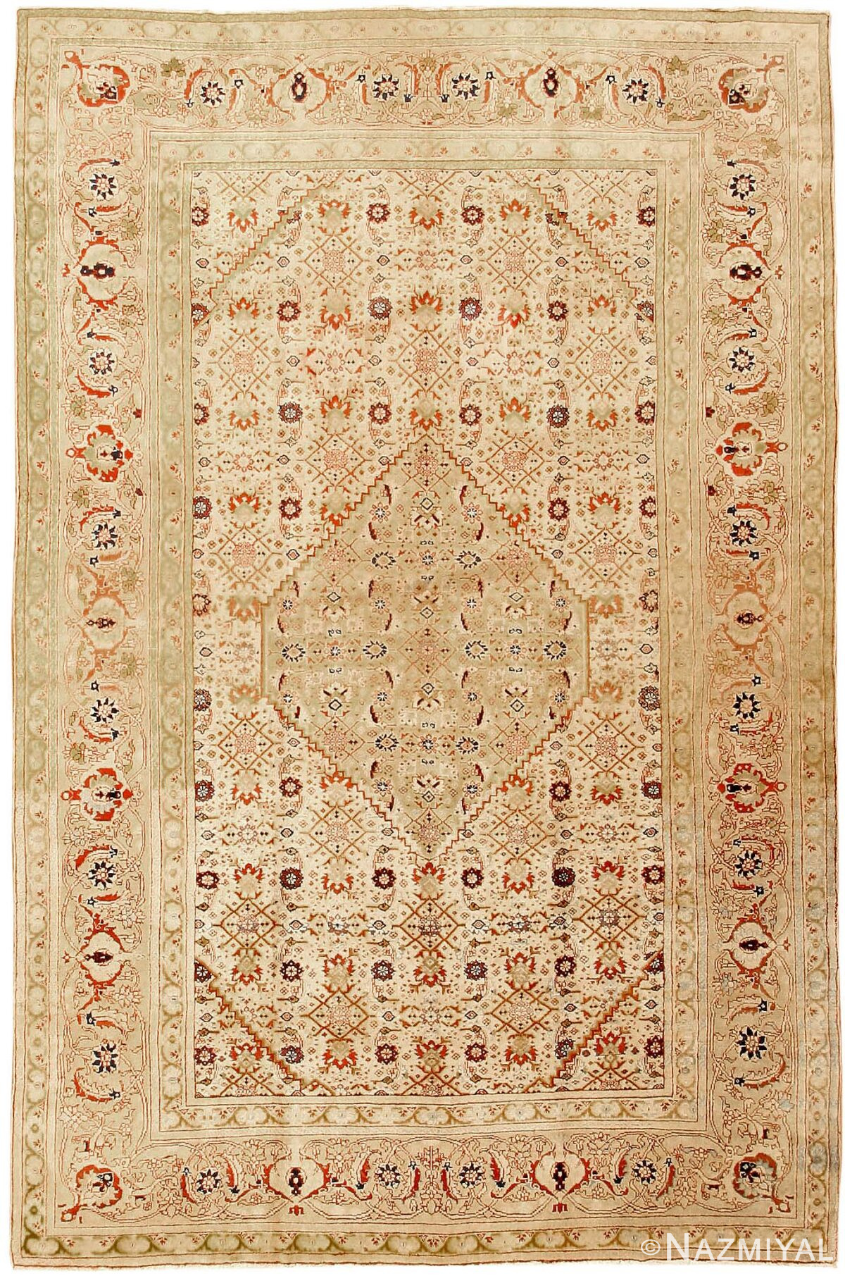 Antique Agra Oriental Rug 43323 Detail/Large View