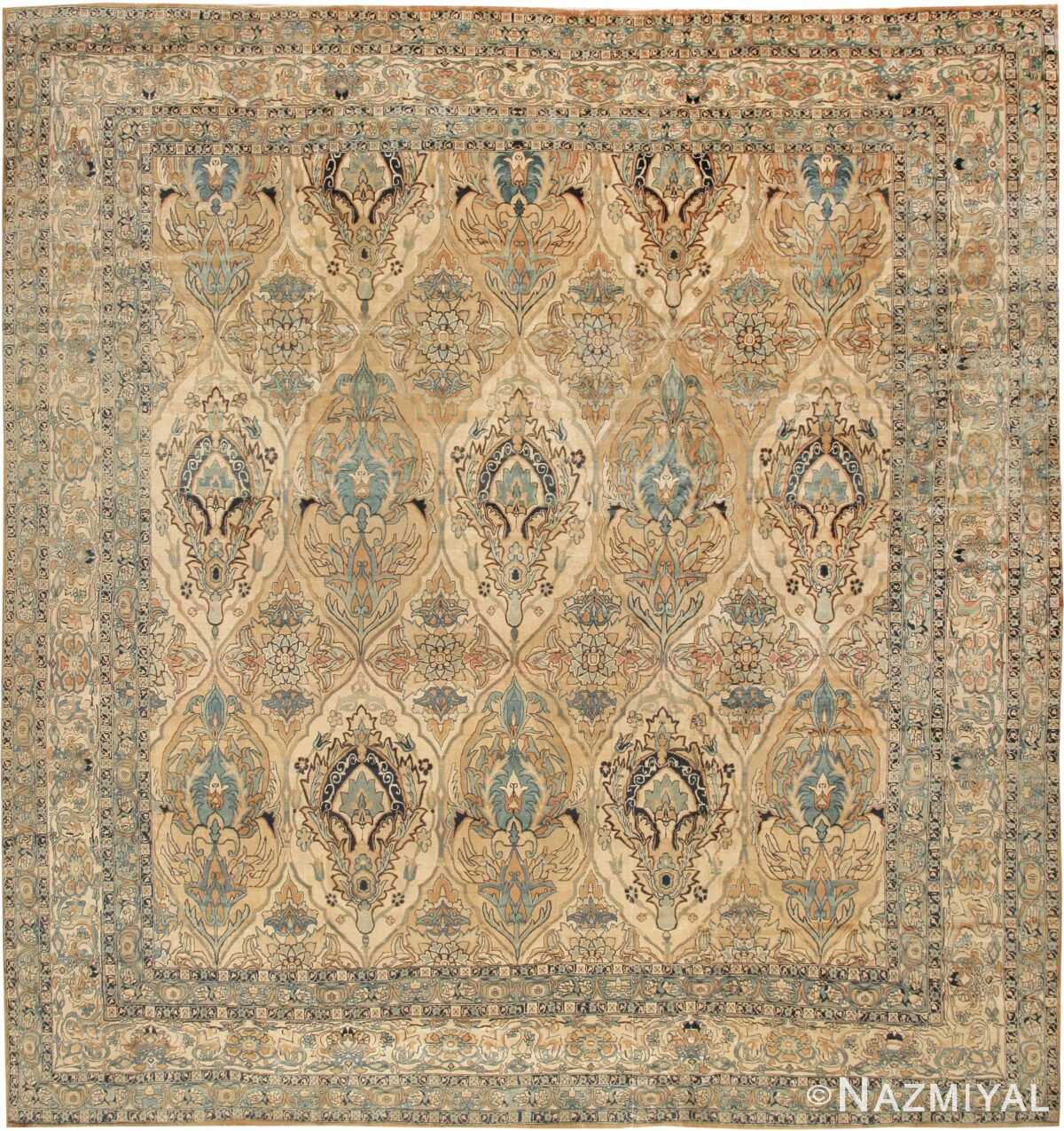 Antique Kerman Persian Rug 43348 Detail/Large View