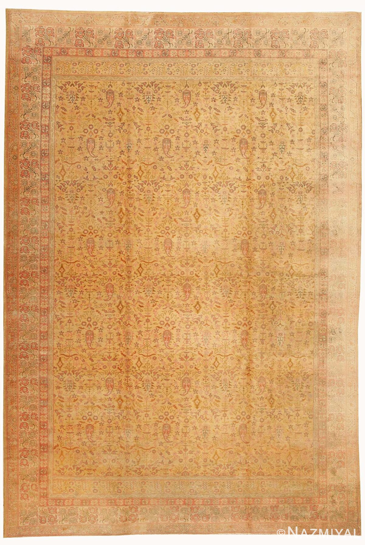 Antique Sivas Turkish Rug 43718 Nazmiyal Antique Rugs