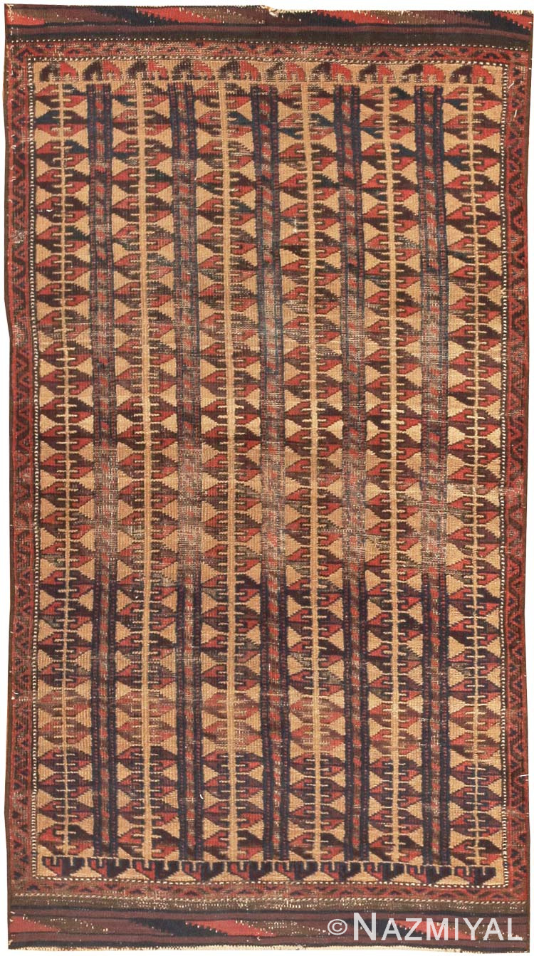 Antique Baluch Rug #44028 Detail/Large View