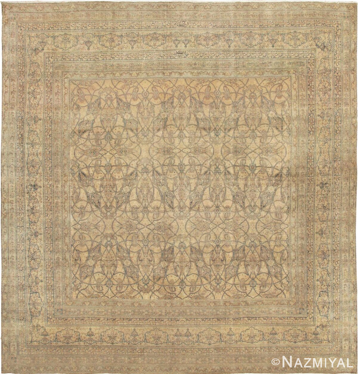Antique Kerman Persian Rug 44140 Nazmiyal