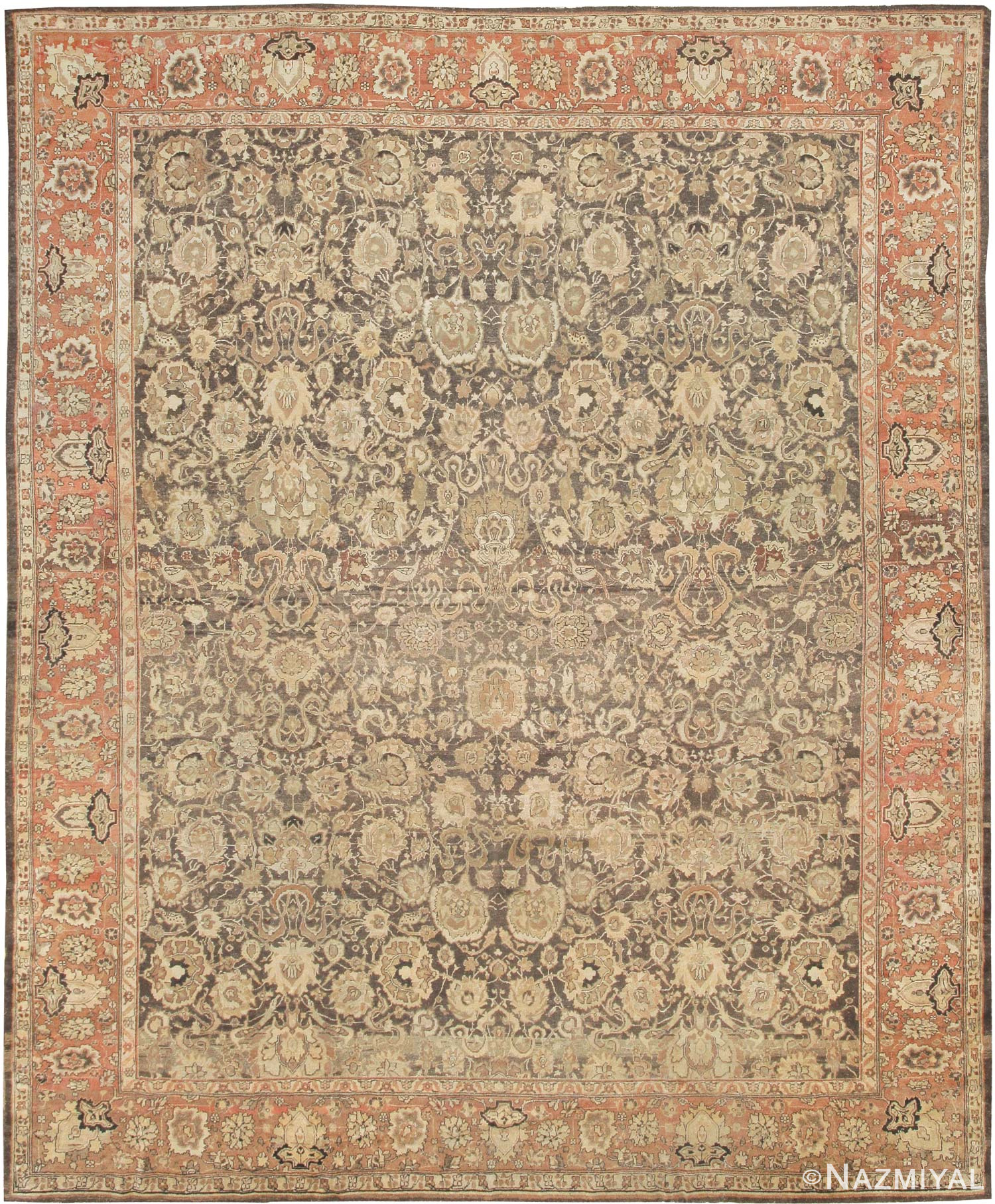 Antique Amritsar Indian Rug 44418 Nazmiyal Antique Rugs