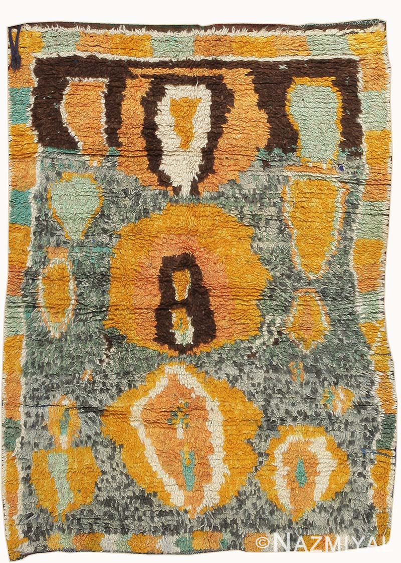 Vintage Moroccan Rug #44622 Detail/Large View