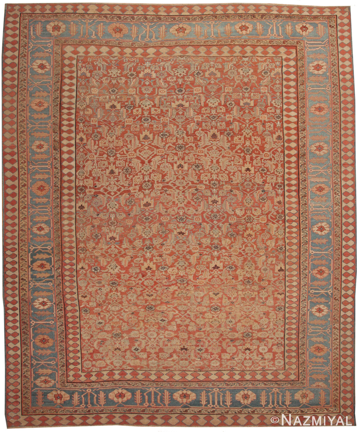 Antique Bakshaish Persian Rug 44666 Detail/Large View