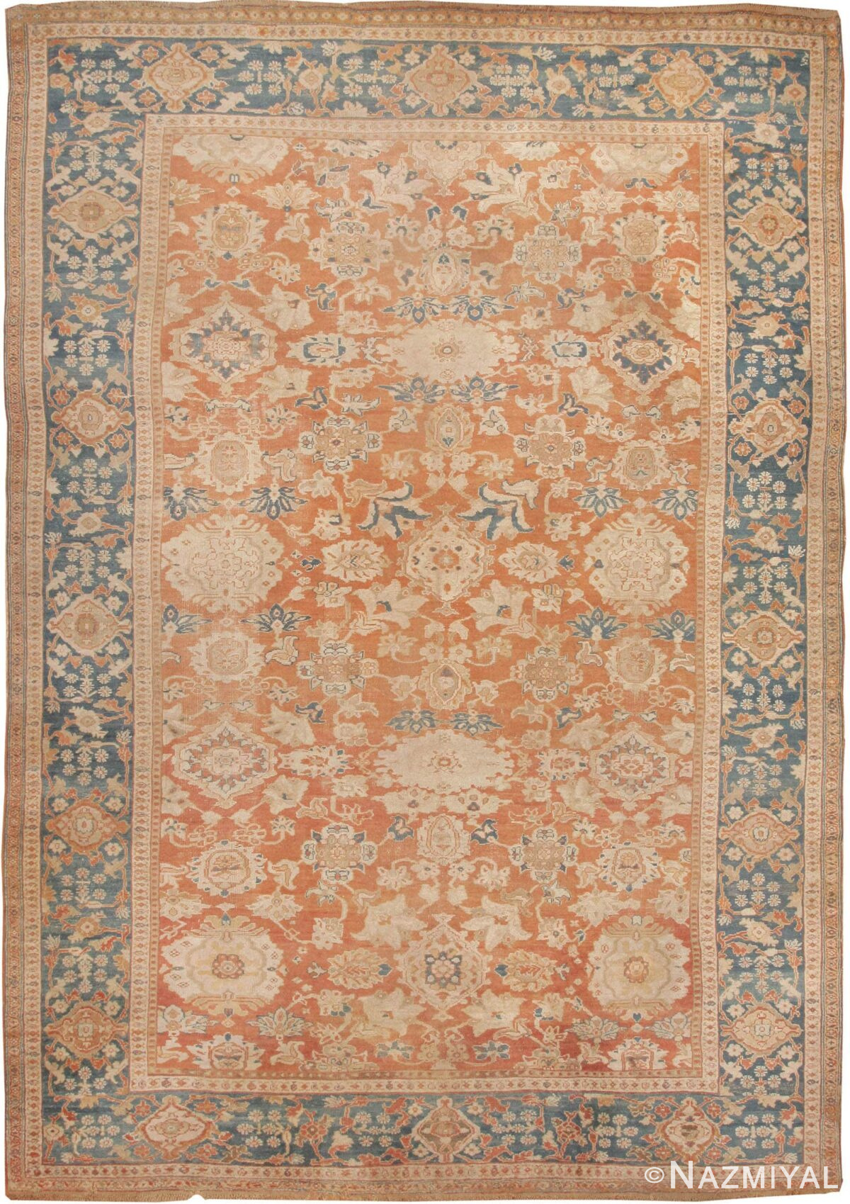 Antique Sultanabad Persian Rug 44667 Detail/Large View