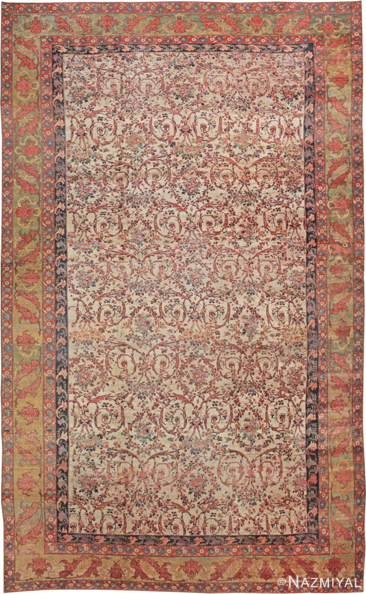 Antique Bidjar Persian Rug 44808 Detail/Large View
