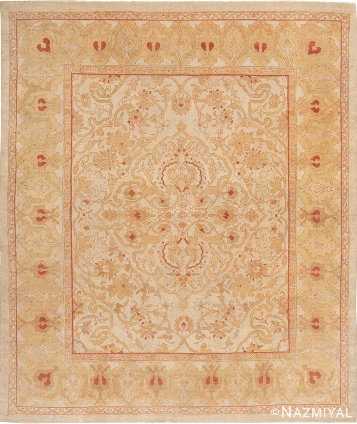 Antique Amritsar Oriental Rug 44833 Nazmiyal